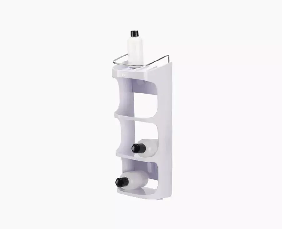 Capsule™ 4-tier White Shower Shelf