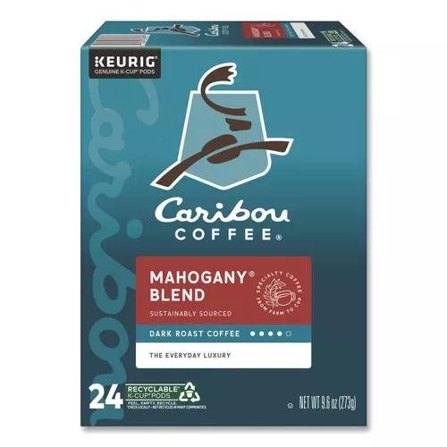 Caribou Coffee 5000330134 Coffee K-Cups - Mahogany (24/Box)