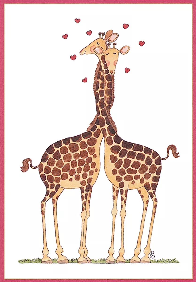 Caspari – Made For Each Other Anniversary Card – 1 Card & 1 Envelope