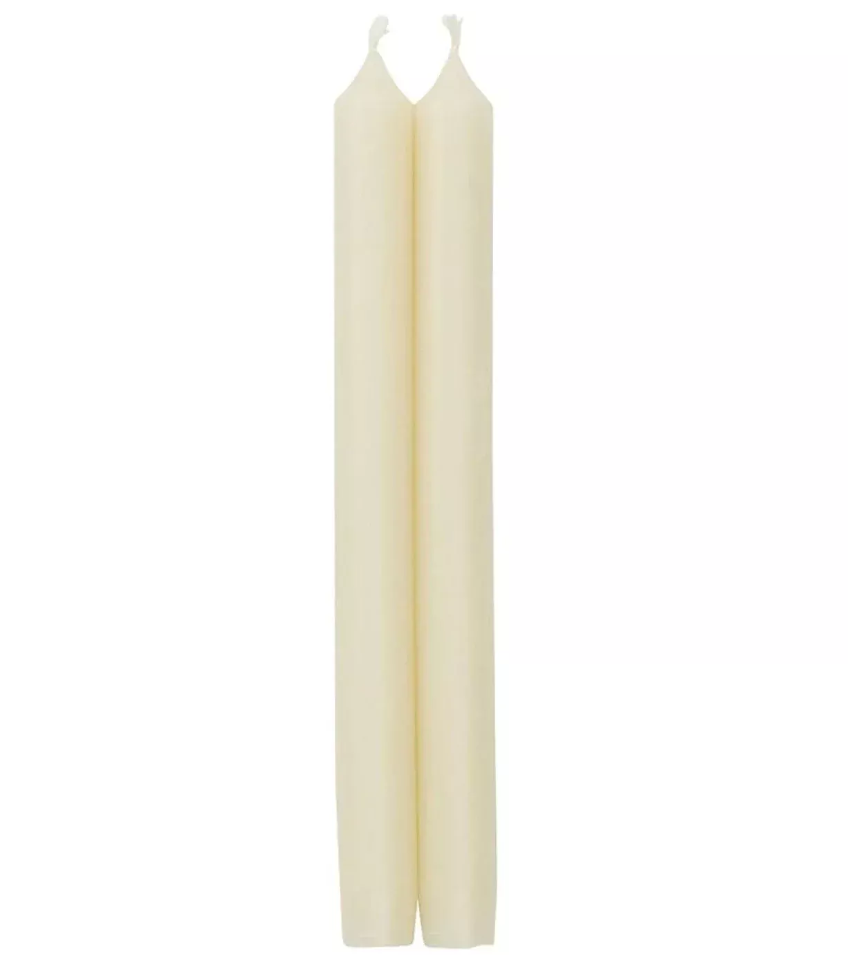 Caspari Tapered Candles in Ivory – 12 inch – 2pk