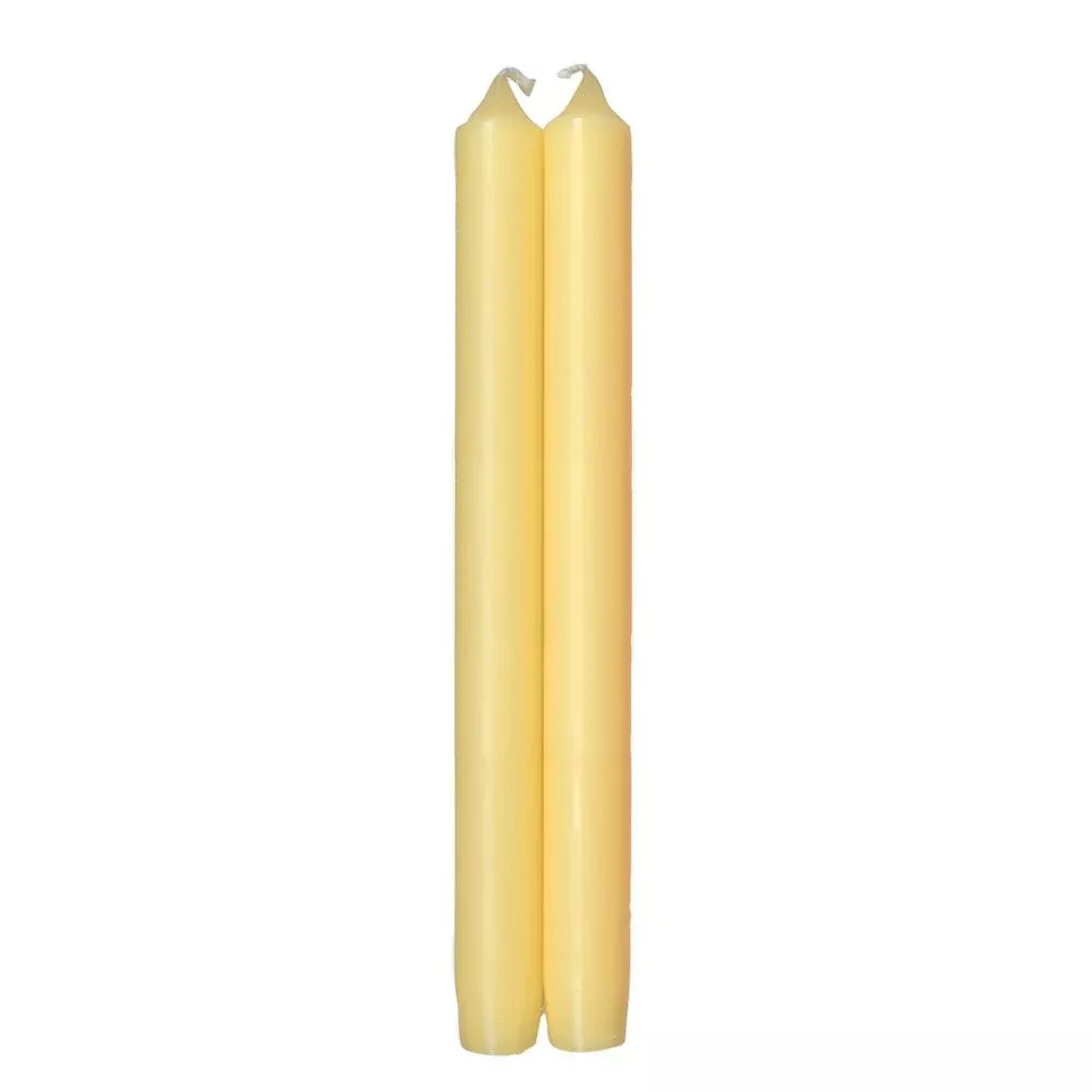 Caspari Tapered Candles in Yellow – 10inch – 2pk