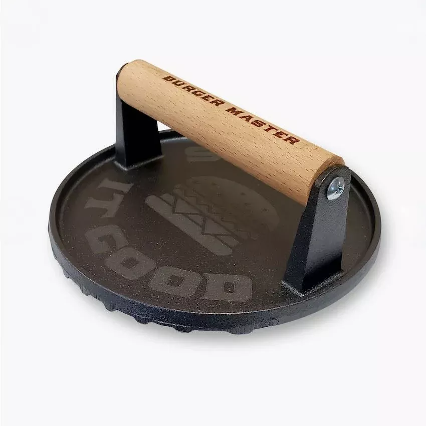 Cast Iron Burger Master Burger Press