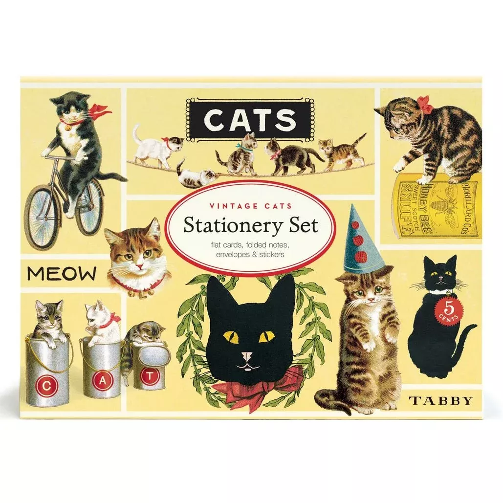 Cats & Kittens Stationery Set