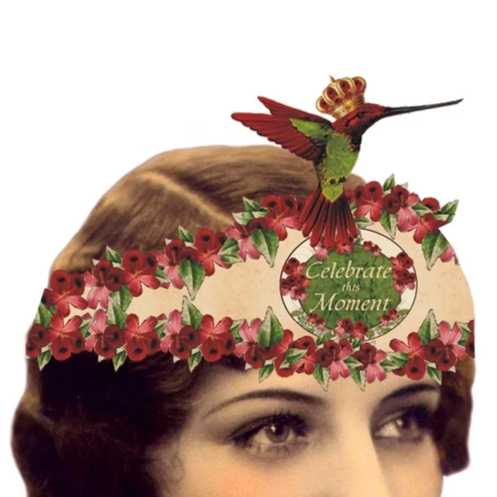 Celebrate This Moment Mailable Wearable Paper Tiara Greeting Card
