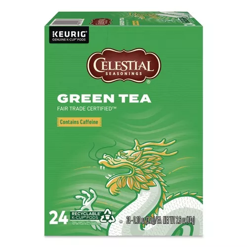 Celestial Seasonings 5000330010 Green Tea K-Cups (24/Box)