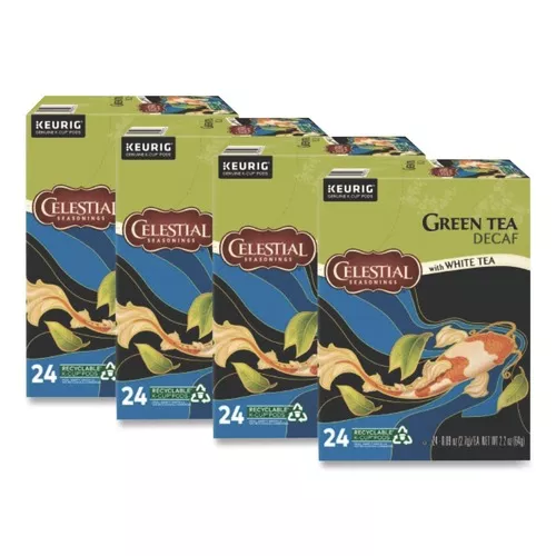 Celestial Seasonings 5000330012 K-Cups - Decaffeinated Green Tea (96/Carton)