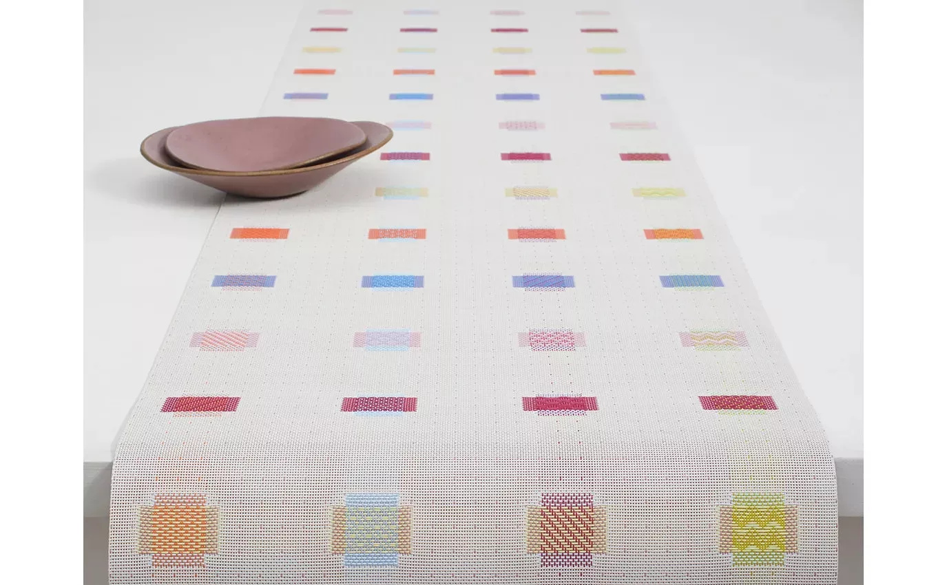 Chilewich Sampler Table Runner – Multi– 14in x 72in