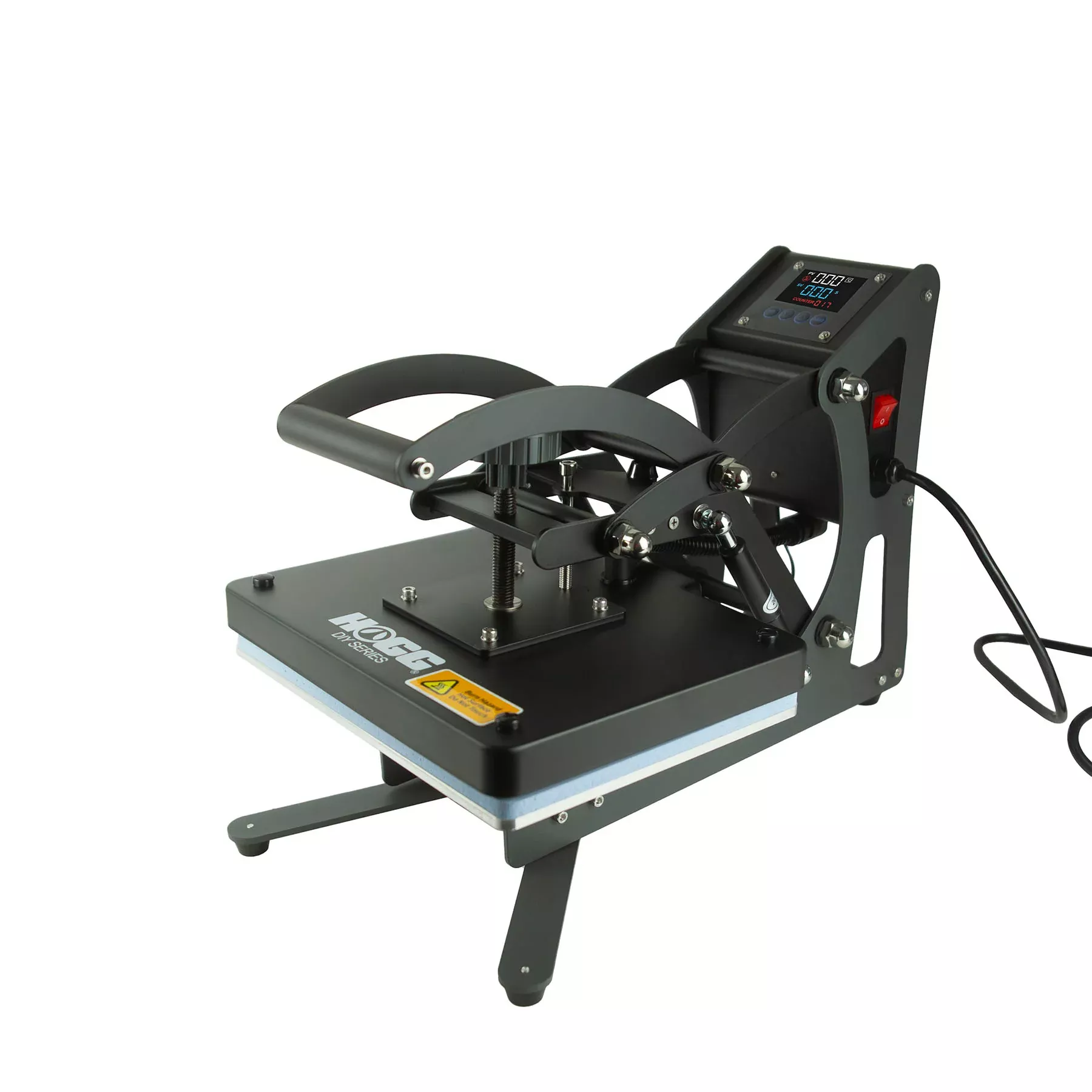 Clamshell Heat Press - Fast Heat-Up, Digital Temp Control for Sublimation or Vinyl Transfer