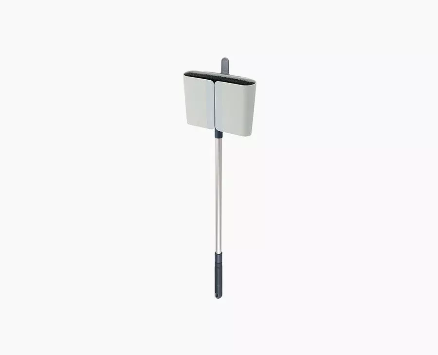 CleanStore Blue Wall-mounted Broom