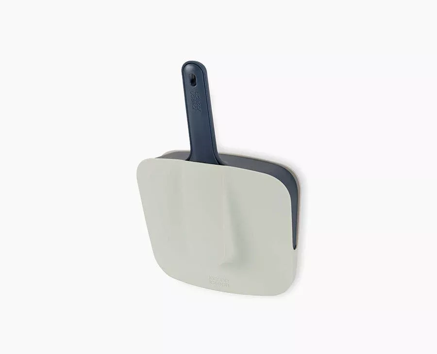 CleanStore Blue Wall-mounted Dustpan & Brush