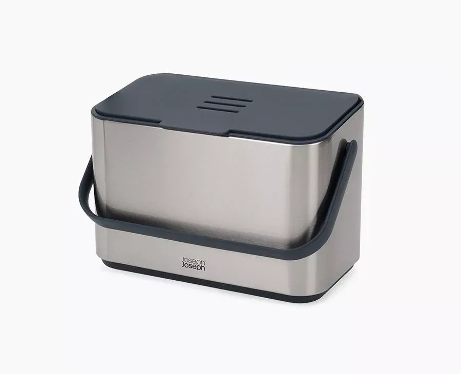 Collect™ 4L Stainless-steel Food Waste Caddy