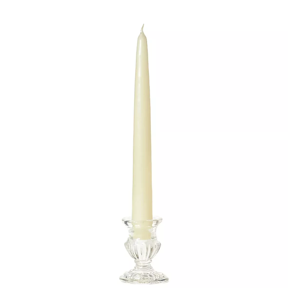 Colonial 10" Handipt Taper Candle – Ivory