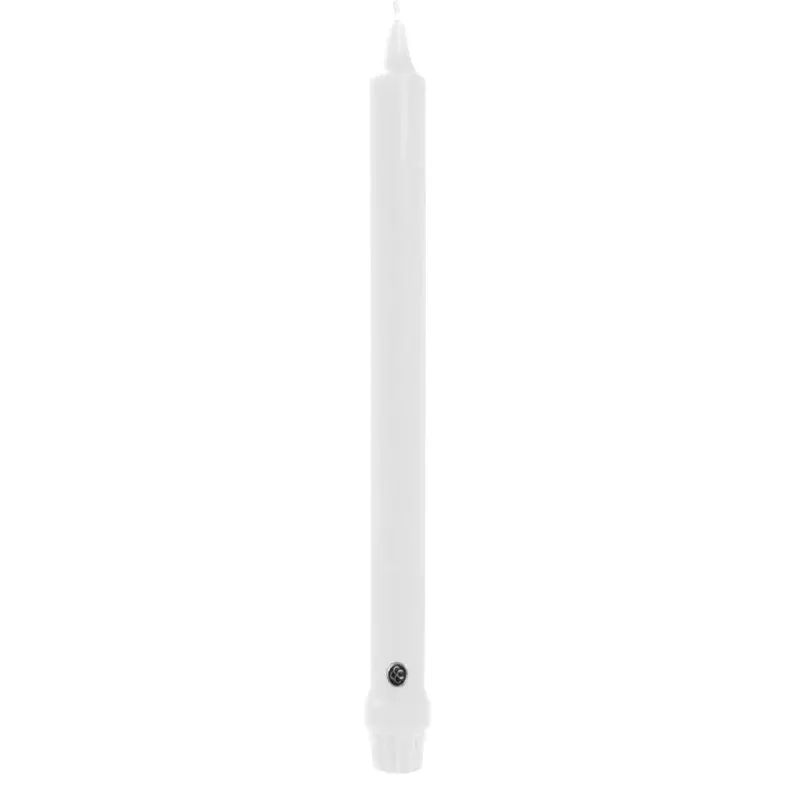 Colonial Candle Classic Taper Candle – White –10 inch