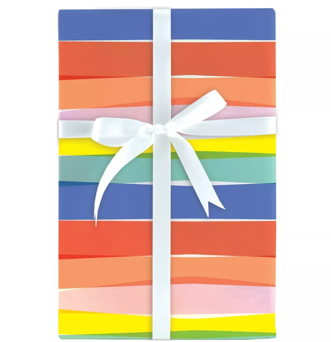 Color Play- Bold Stripe Gift Wrap - 30" x 5' Roll –Local Delivery Only