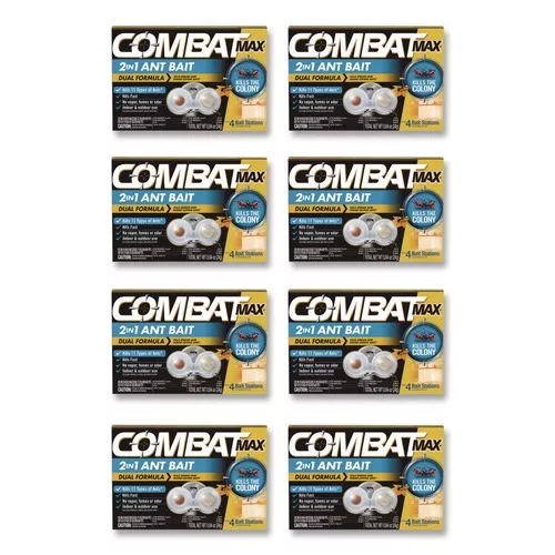 Combat 23400 07172 Max 2-in-1 Ant Bait (8/Carton)