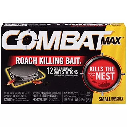 Combat Max Small Roach Killing Bait Stations, 12 ct