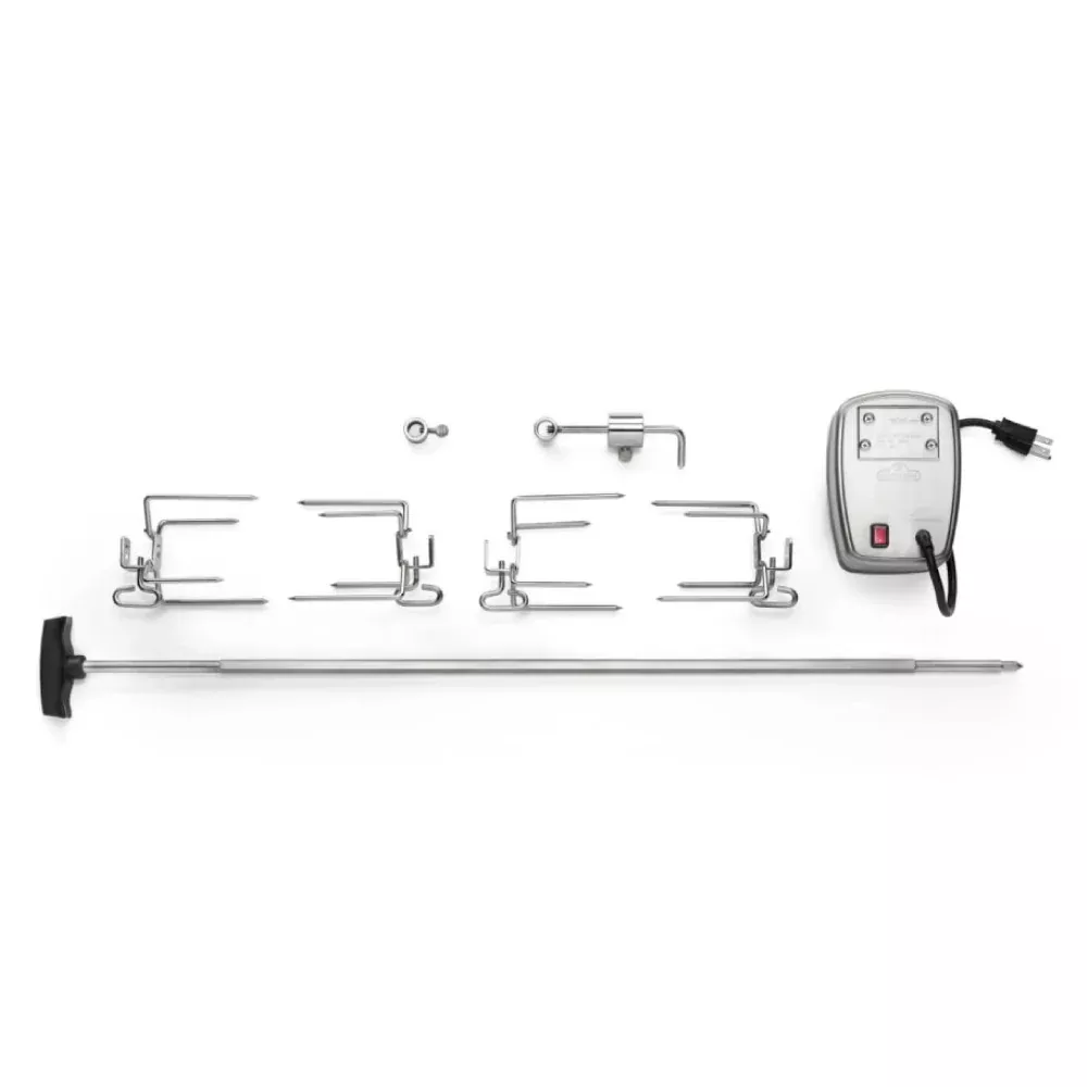 Commercial Grade Rotisserie Kit for Large Grills
