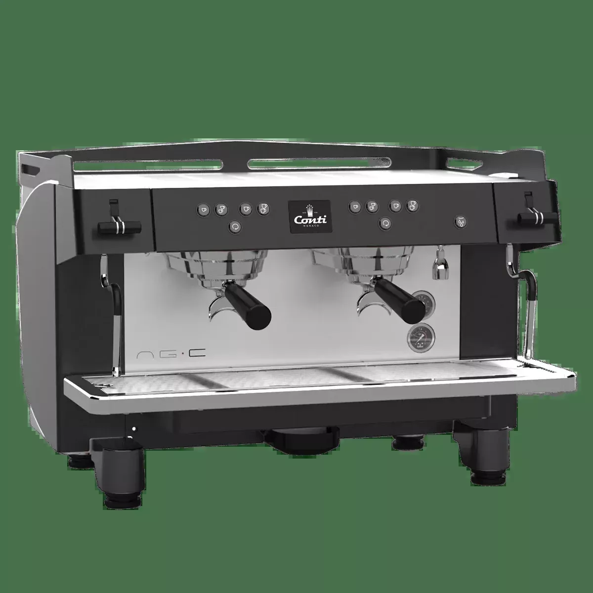 Conti NG-C 2 Group Espresso Coffee Machine (Black)
