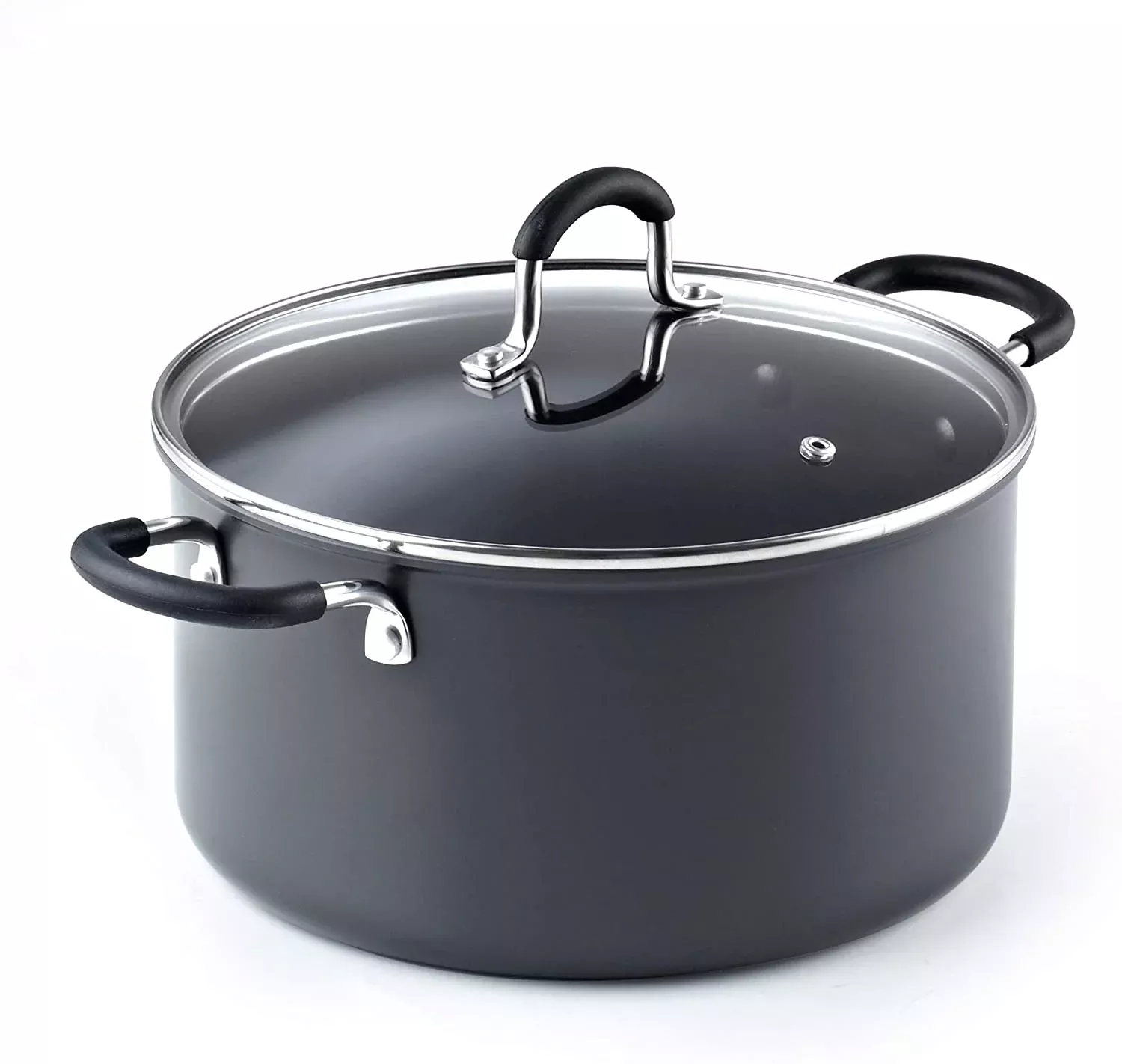 Cook N Home 6-Quart Hard Anodized Nonstick Dutch Oven