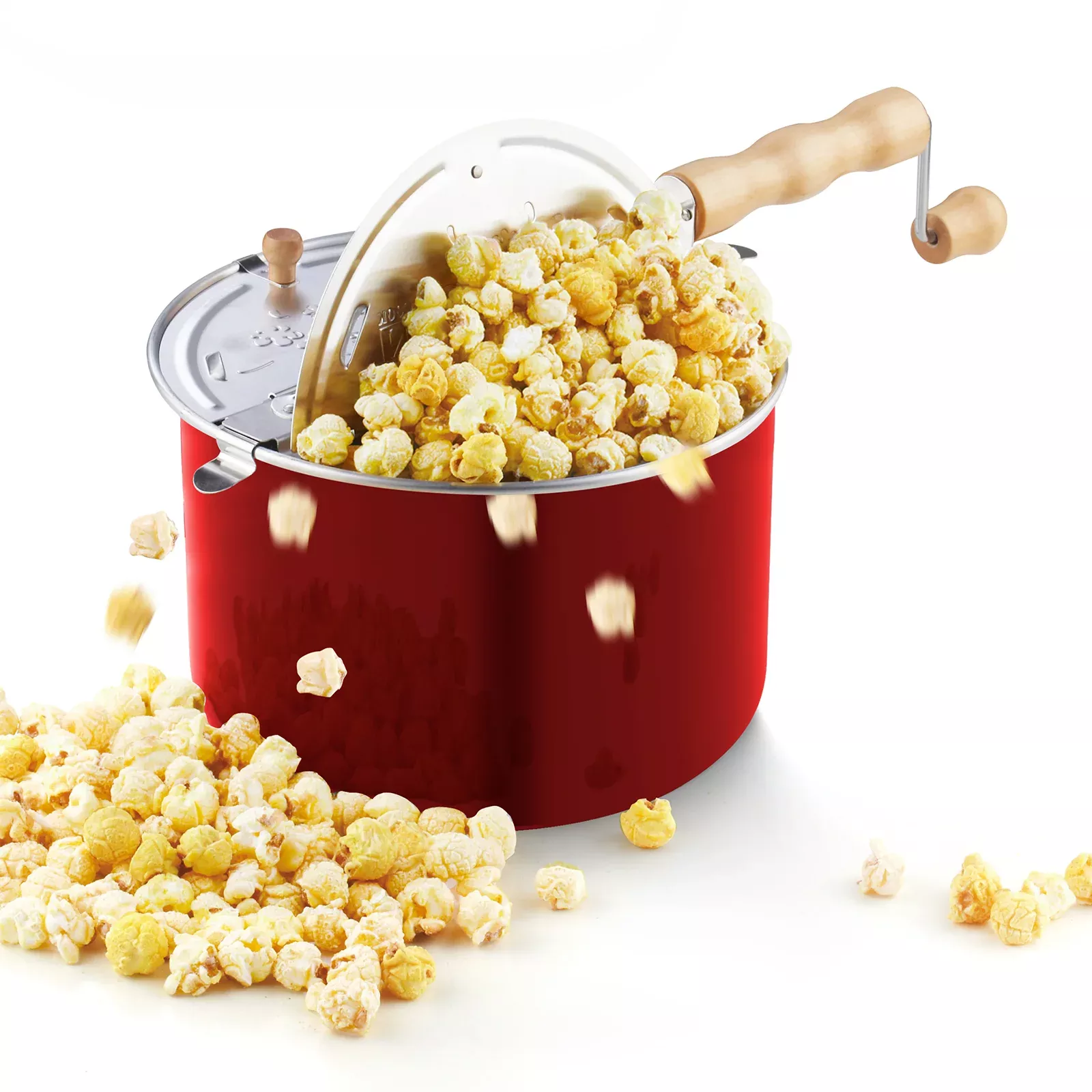 Cook N Home 6-Quart Stovetop Popcorn Popper