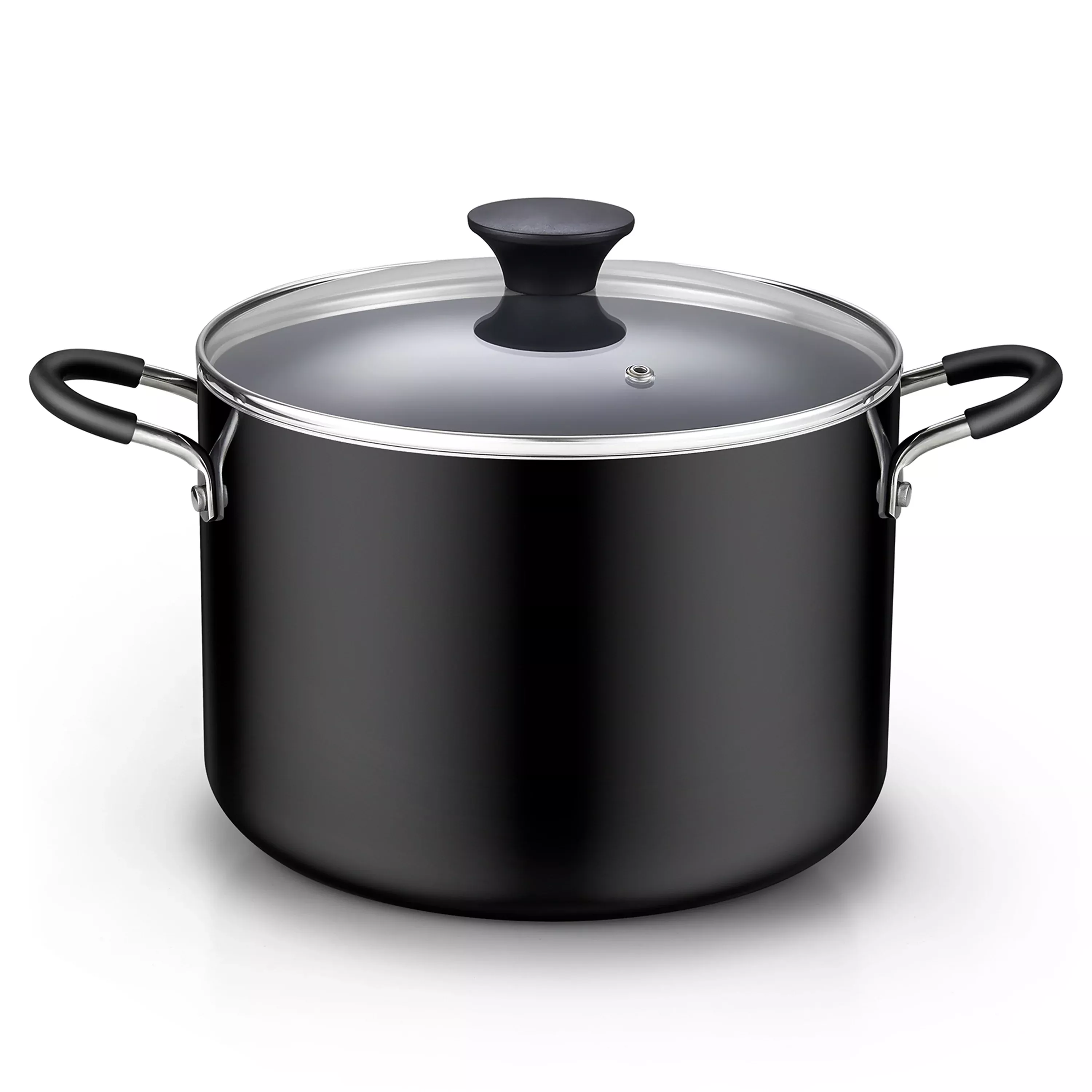 Cook N Home 8-Quart Nonstick Stockpot with Glass Lid