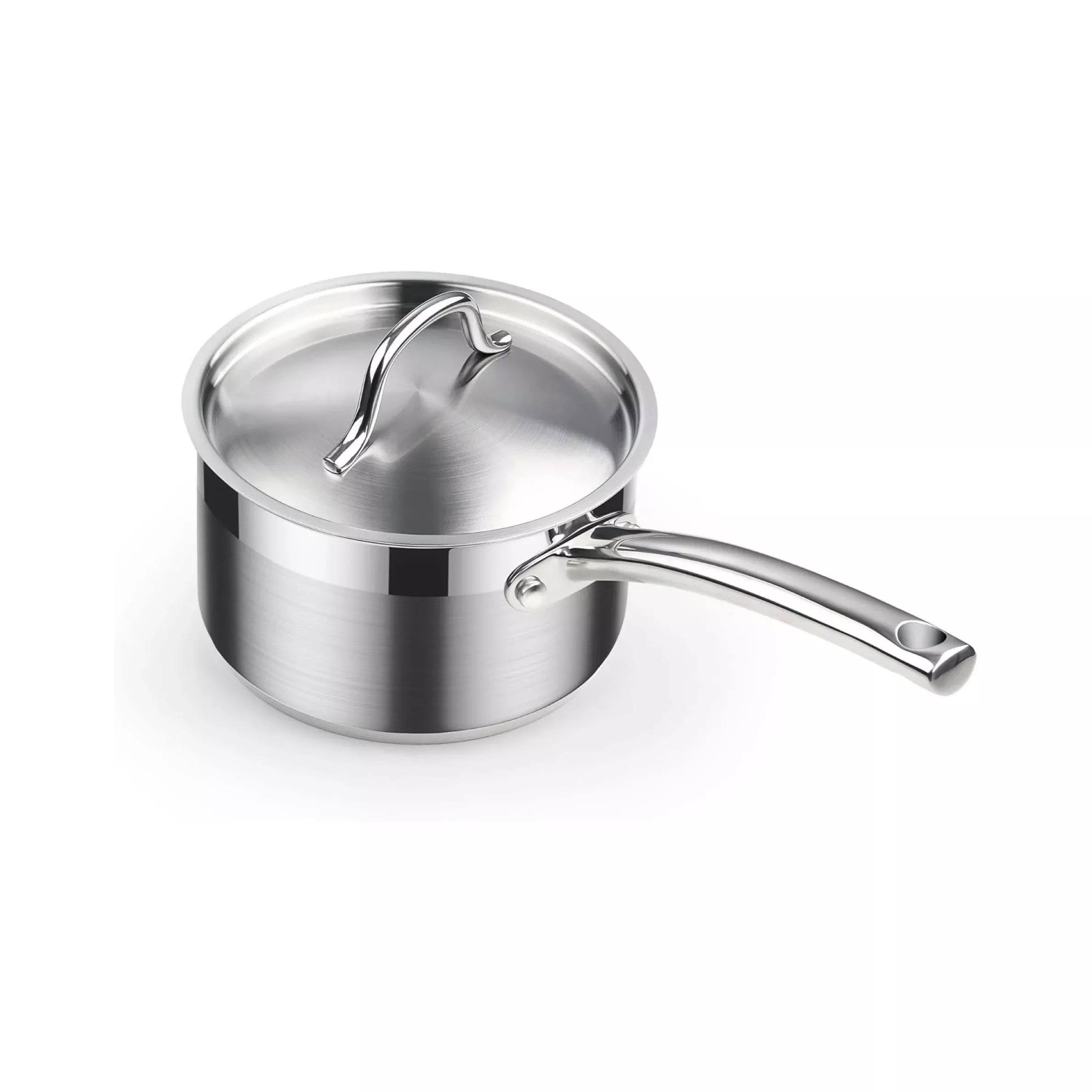 Cooks Standard 2-Quart Stainless Steel Saucepan with Lid