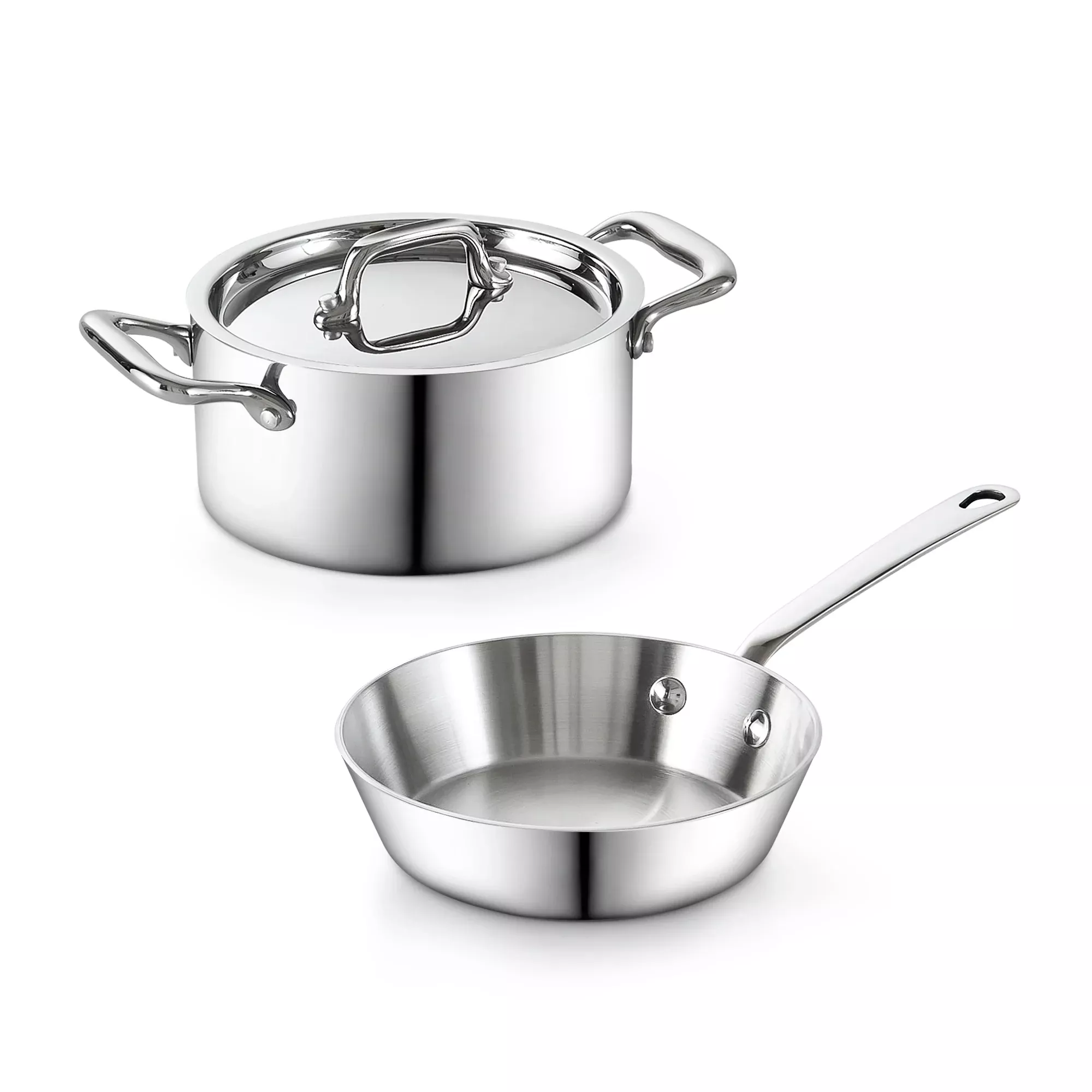 Cooks Standard 3-Piece Mini Multi-Ply Clad Cookware Set