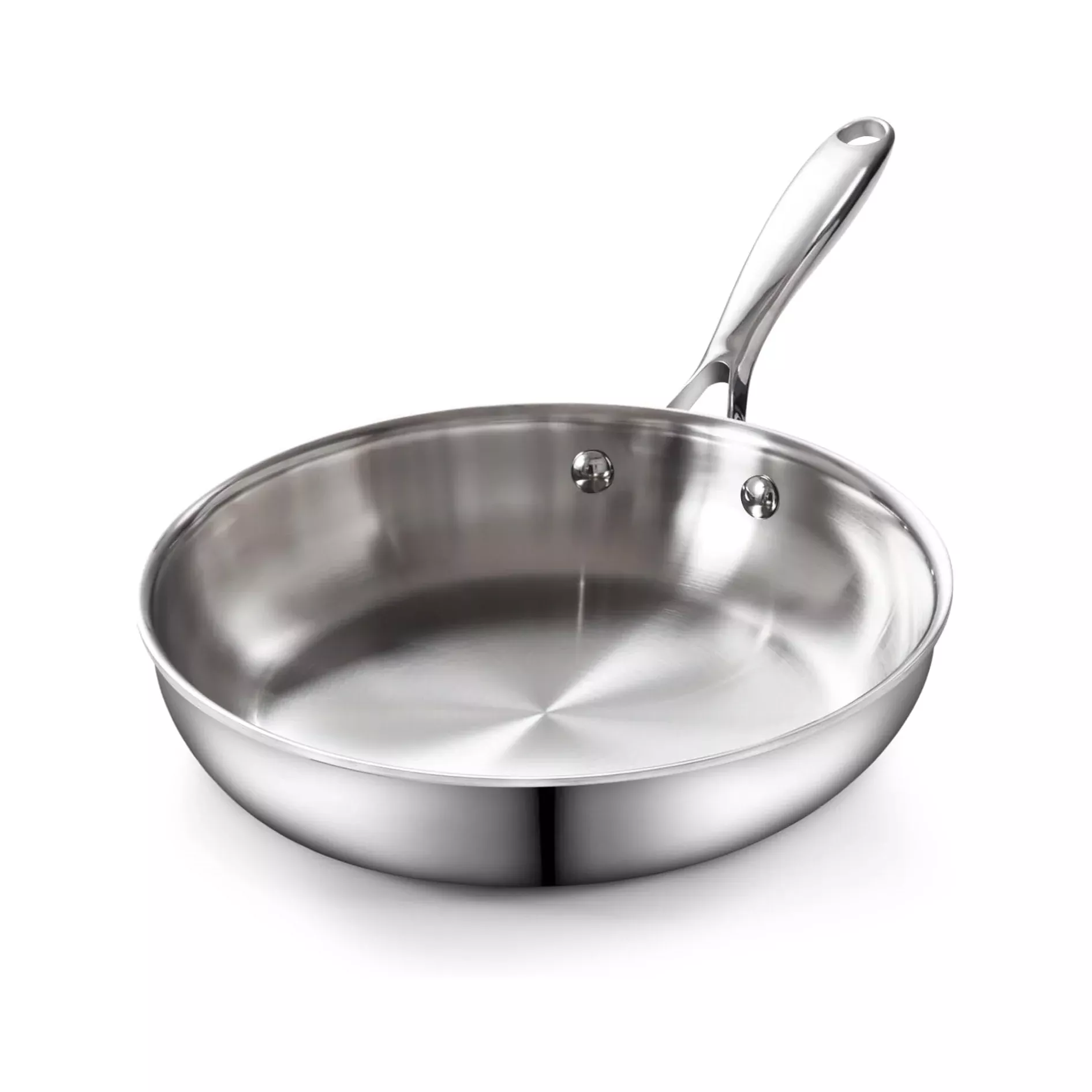 Cooks Standard Multi-Ply Clad Stainless Steel 8-inch Frying Pan, Heavy-Duty