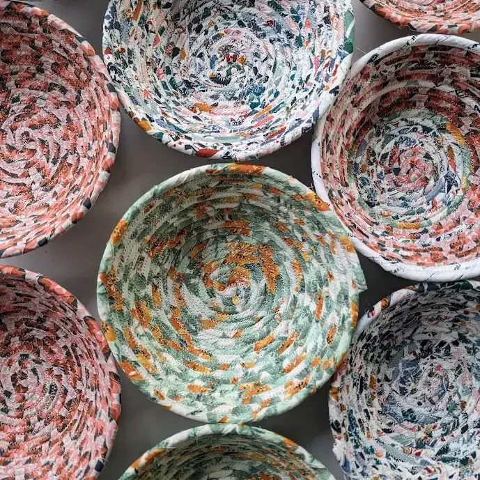 Cotton Fabric Bowl