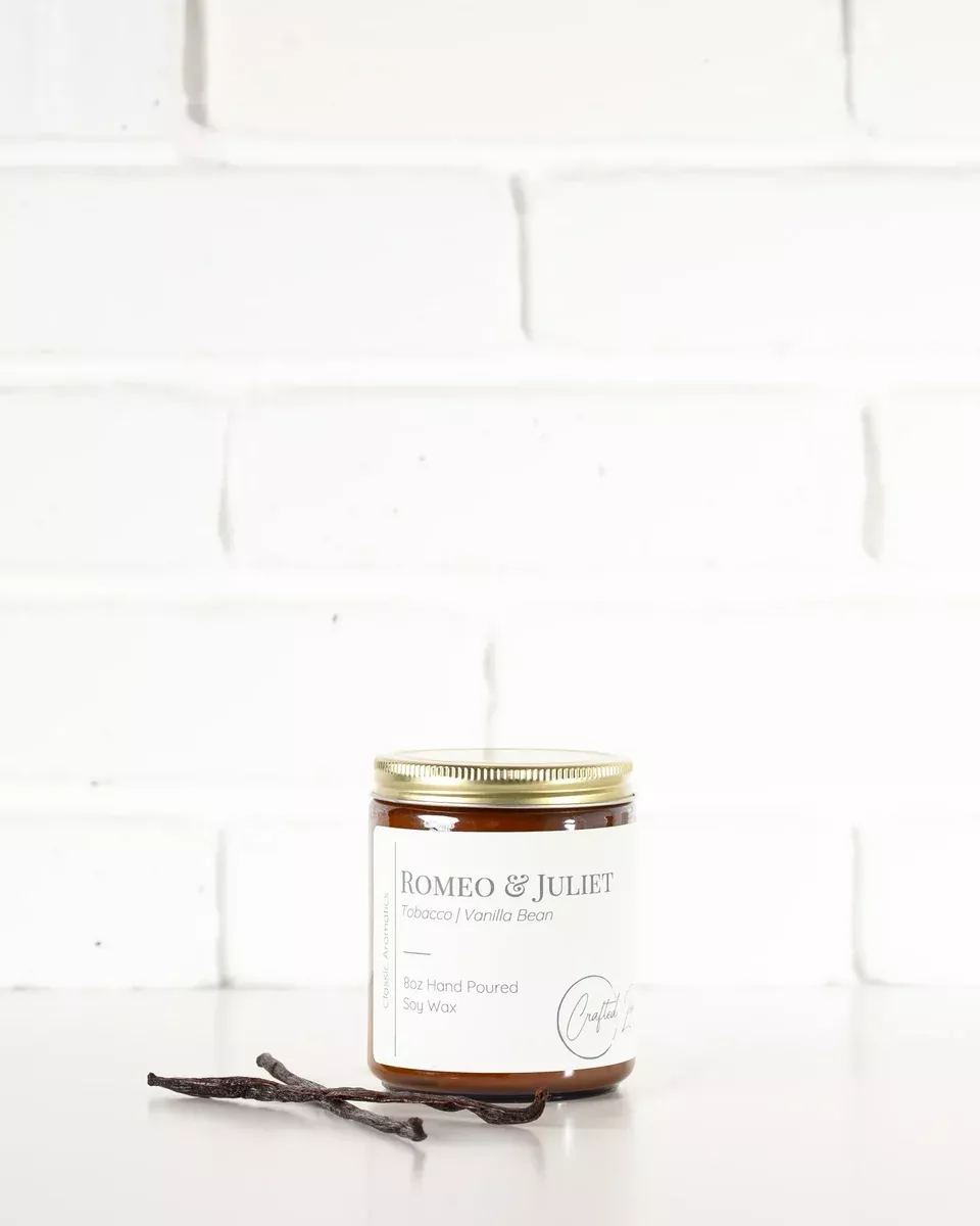 Crafted Zen - Romeo & Juliet Candle 16oz Jar