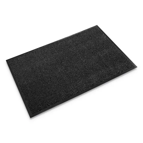 Crown DS 0046CH Dust-Star 48 in. x 72 in. Microfiber Wiper Mat - Charcoal