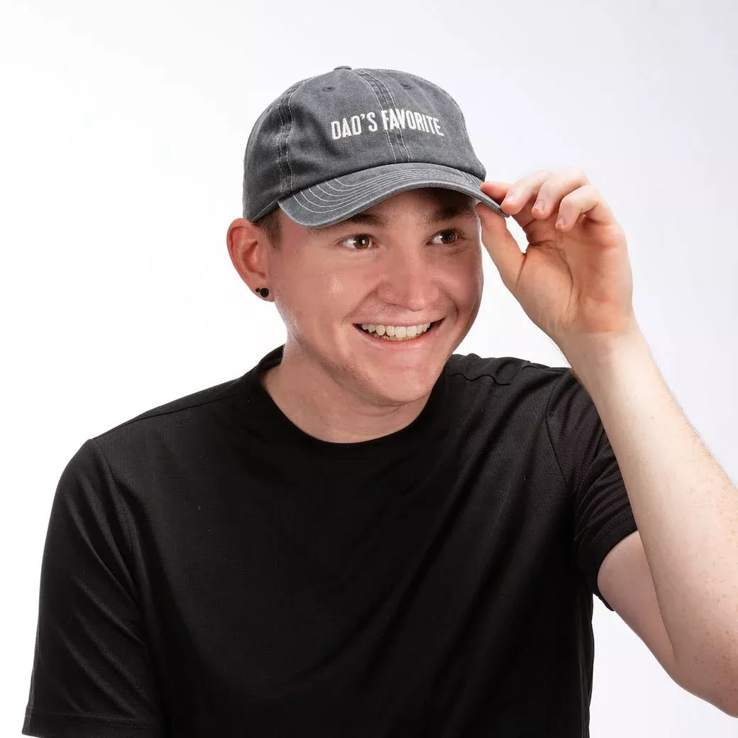 Dad's Favorite Stonewashed Ball Cap