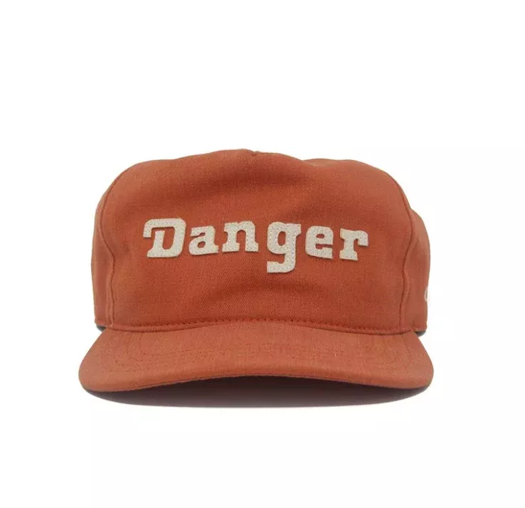 Danger Snapback Cap - Danger Orange