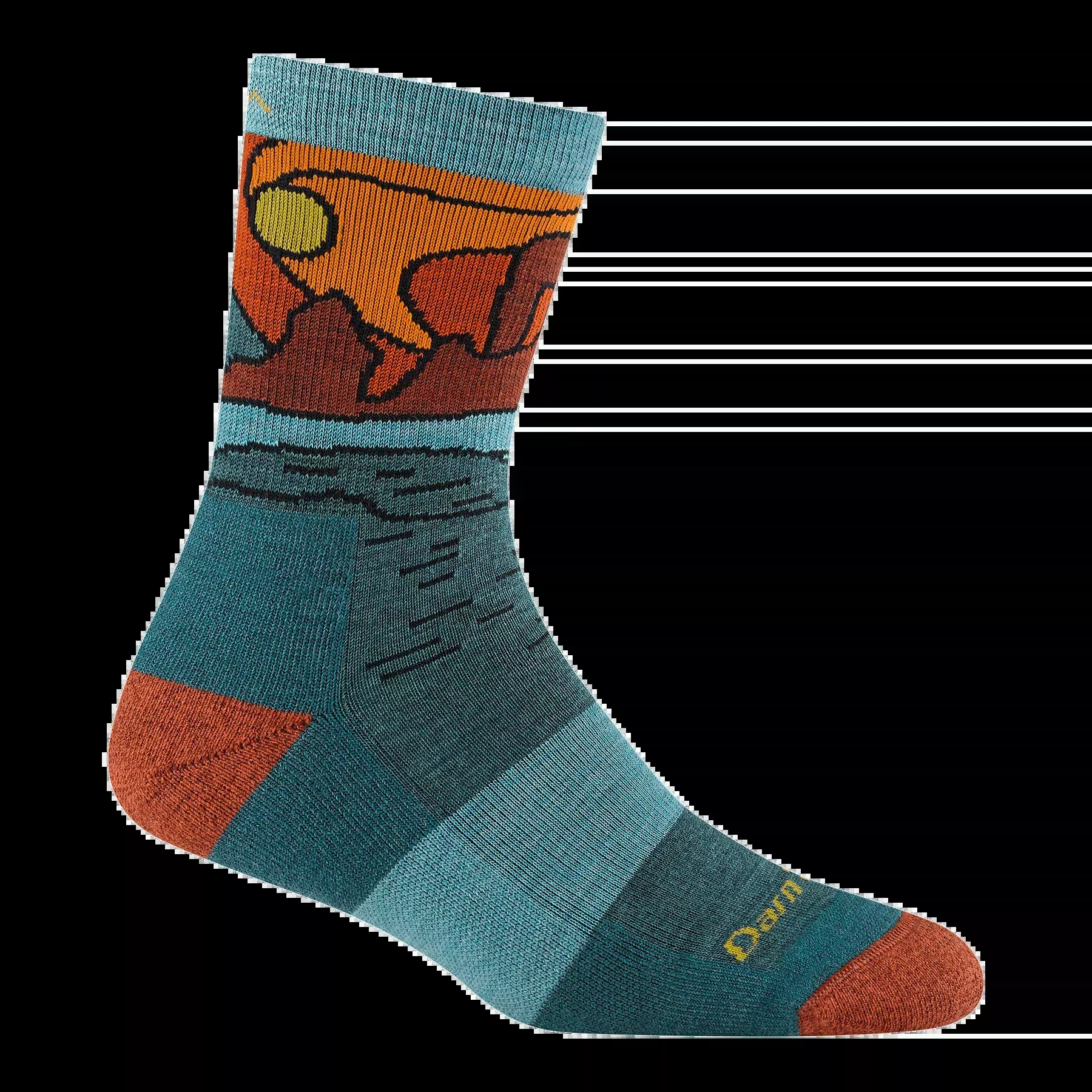 Darn Tough Women's Celeste Hicking Sock - Teal 5023