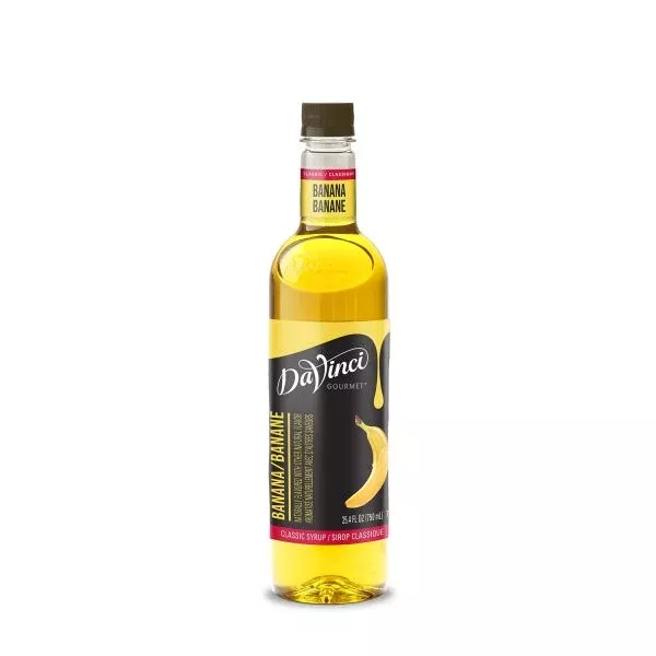 DaVinci Gourmet Banana Syrup - Bottle (750mL)