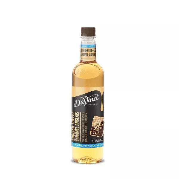 DaVinci Sugar Free English Toffee Syrup - Bottle (750mL)