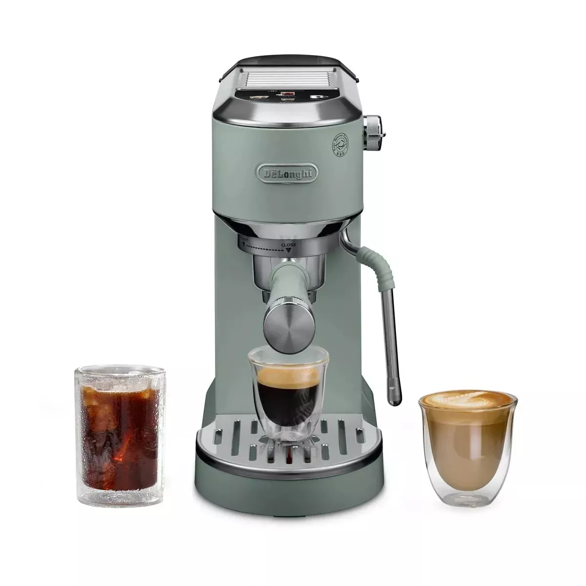 De'Longhi Dedica Duo Espresso Machine with Cold Brew EC890GR (Pistachio)