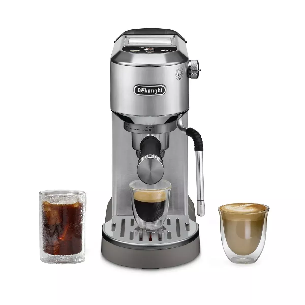 De'Longhi Dedica Duo Espresso Machine with Cold Brew EC890M (Metal)