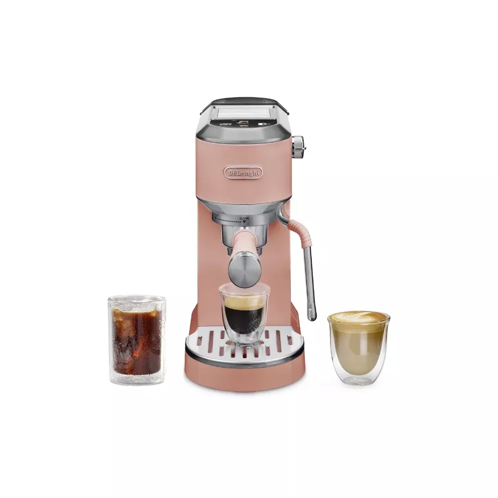 De'Longhi Dedica Duo Espresso Machine with Cold Brew - Rosé