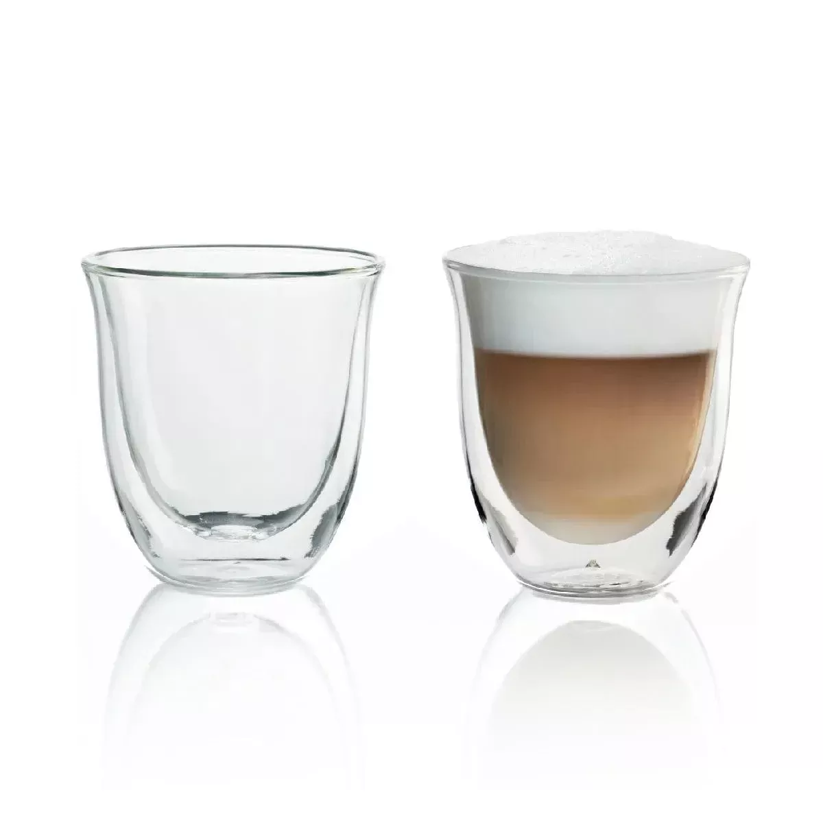 De'Longhi Double Walled Cappuccino & Coffee Glasses (Set of 2)