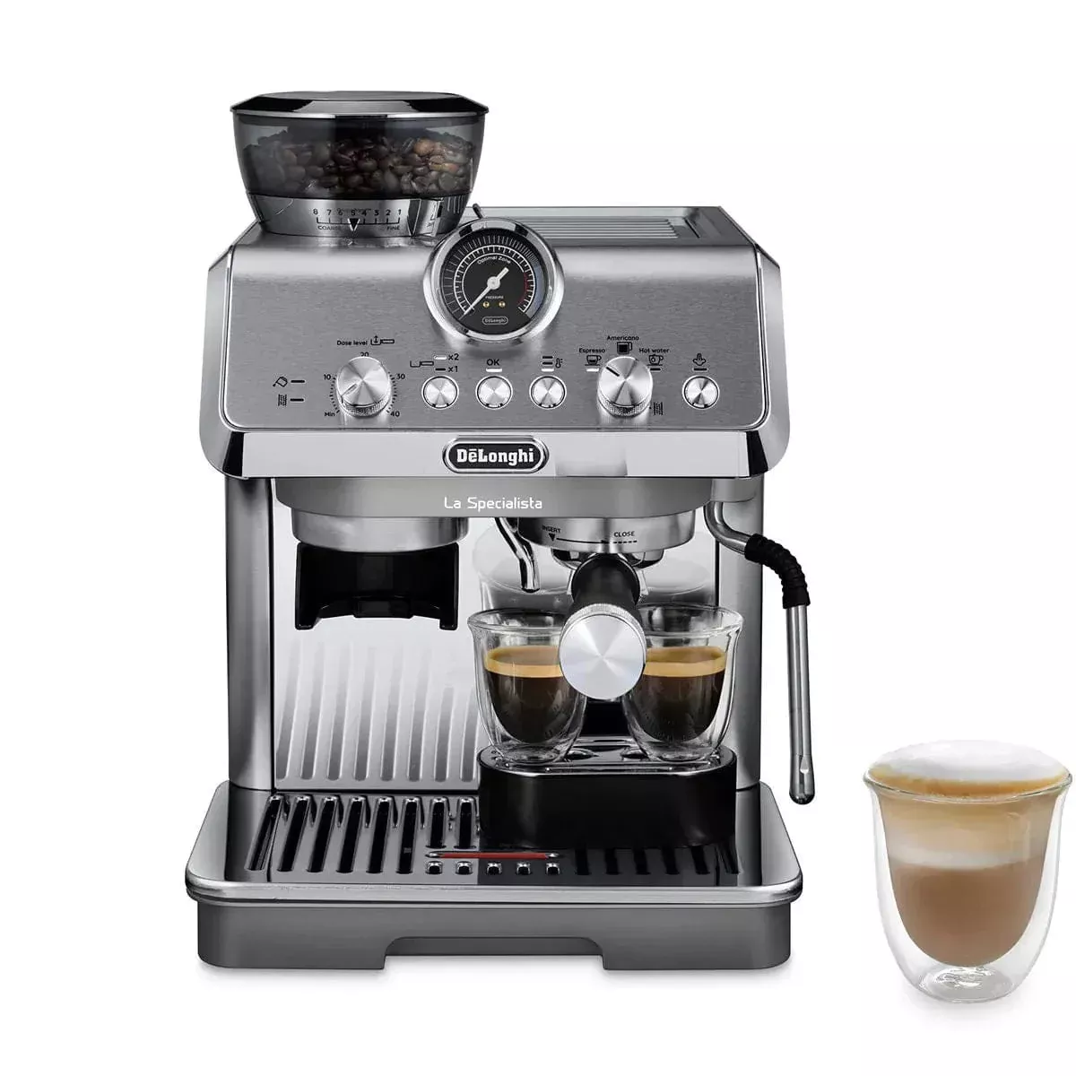 De'Longhi La Specialista Arte Semi-Automatic Espresso Machine EC9155M (Metal)