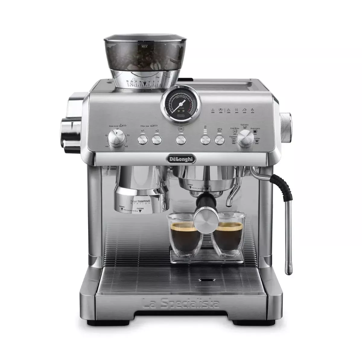 De'Longhi La Specialista Opera Semi-Automatic Espresso Machine with Cold Brew EC9555M (Metal)