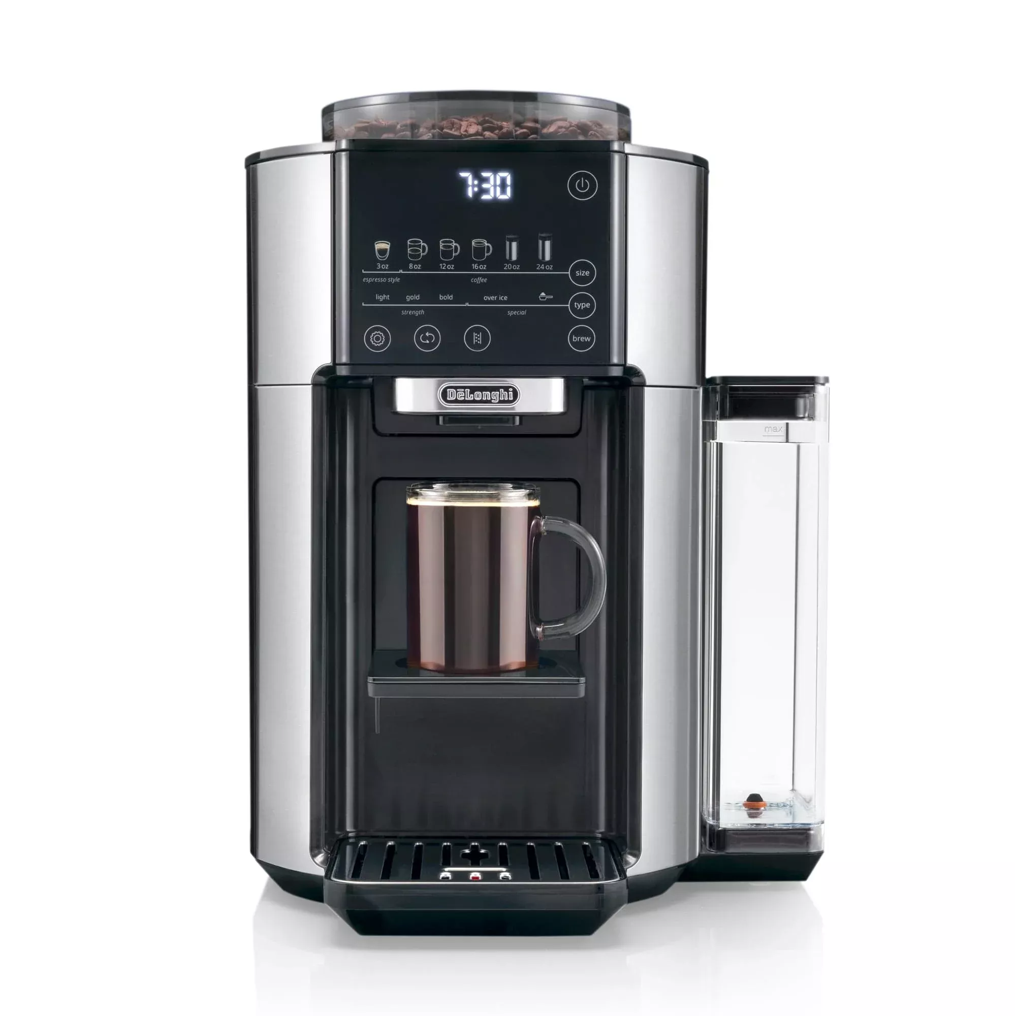 De'Longhi TrueBrew Fully Automatic Drip Coffee Machine CAM51025MB (Stainless Steel)