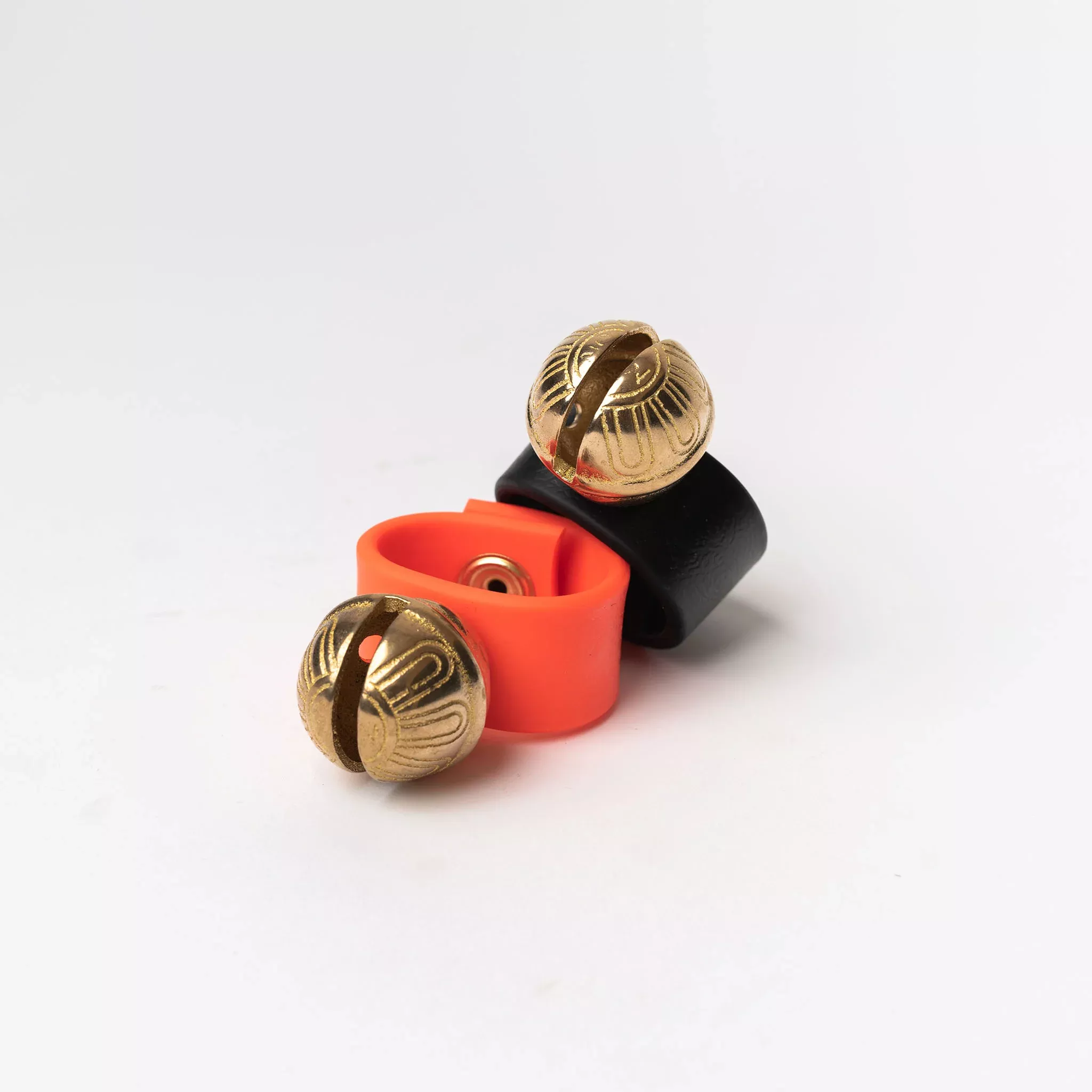 Dog Collar Bells in Black