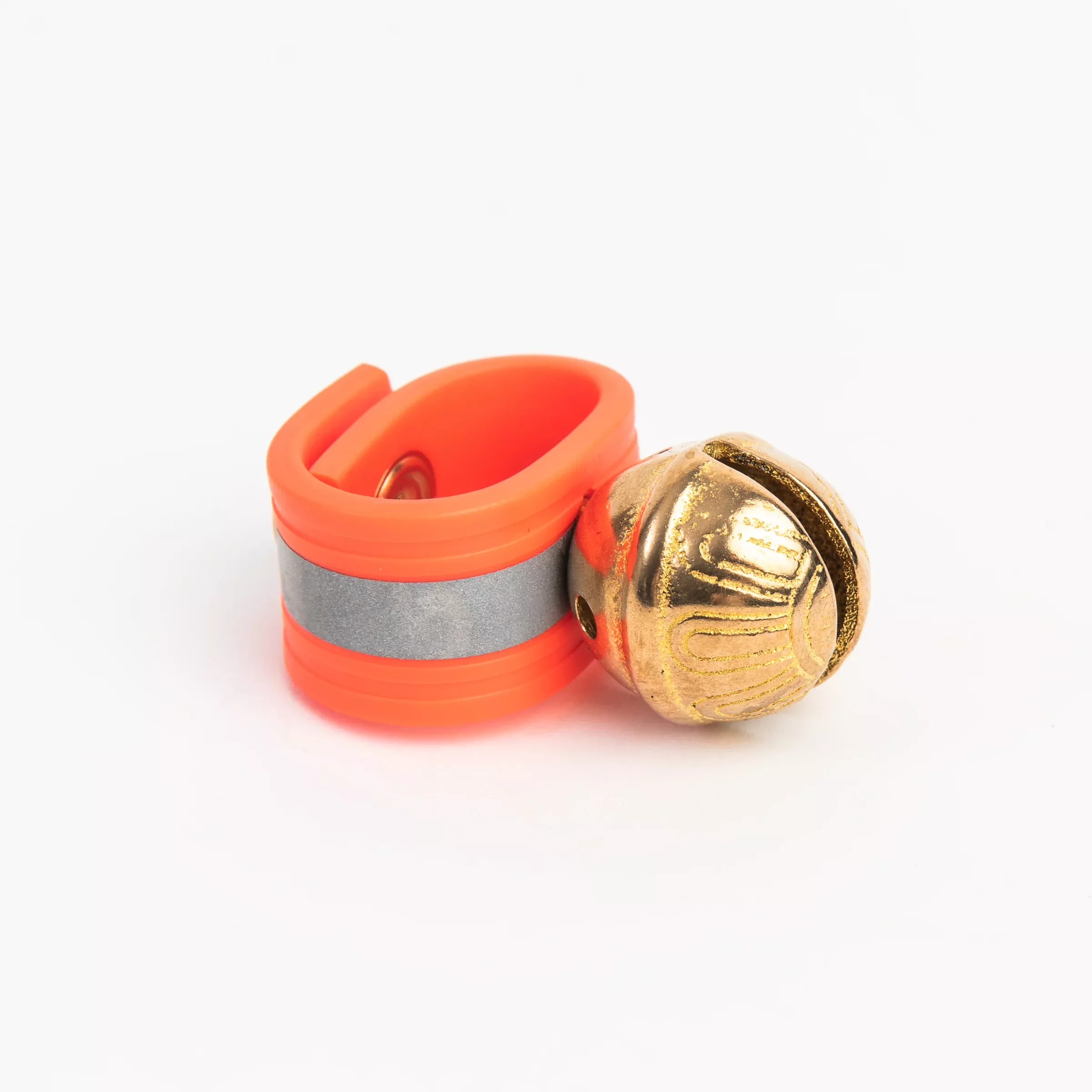 Dog Collar Bells in Orange
