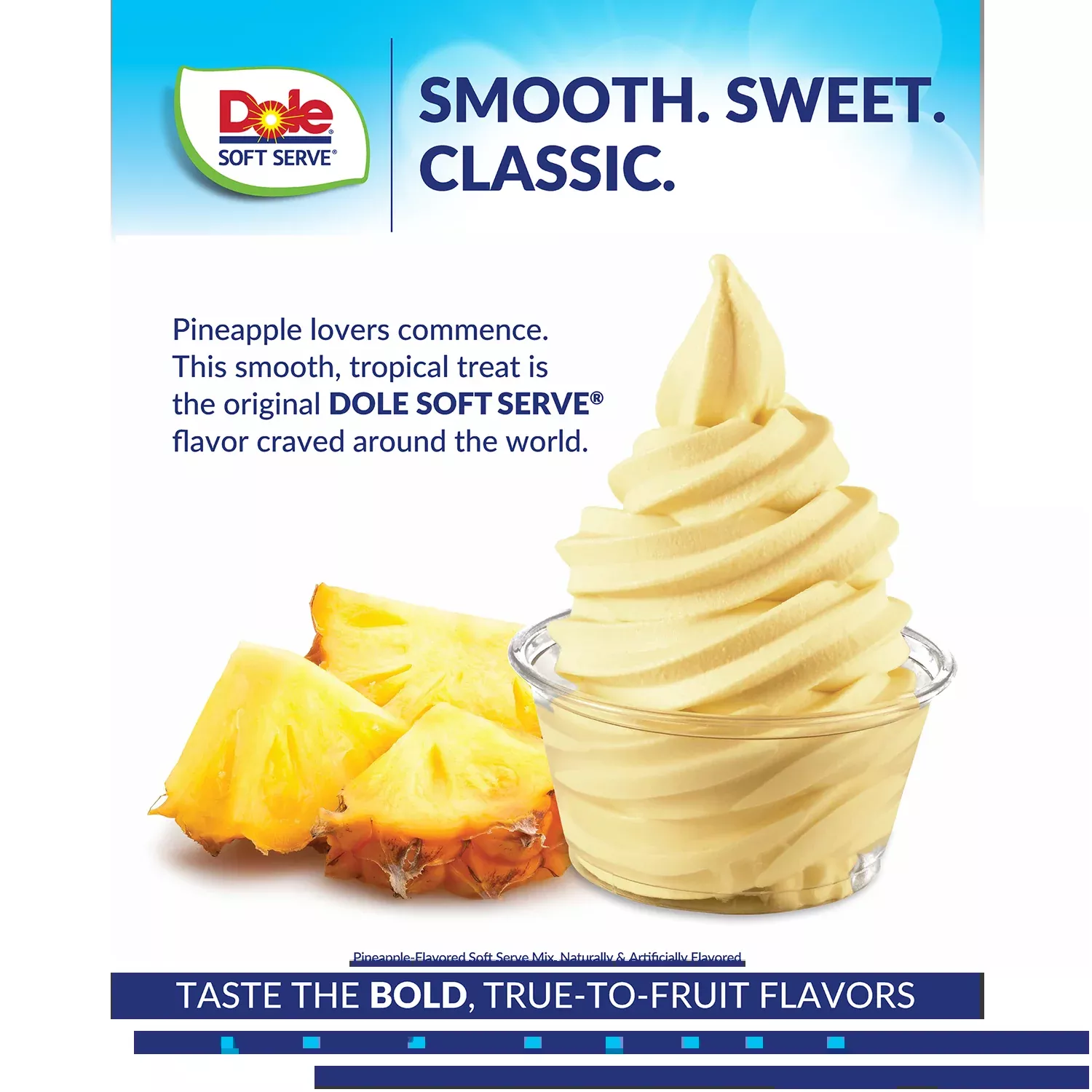 Dole Soft Serve Mix - Pineapple - Bag (4.4 lbs)