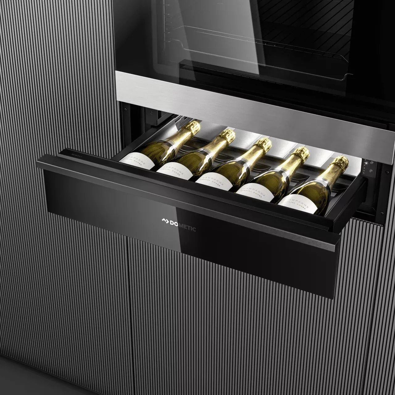 Dometic DrawBar 5C Wine Cooler Drawer (Clear Glass Door) - DrawBar5C
