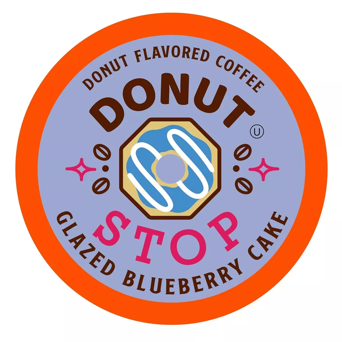Donut Stop - Glazed Blueberry Cake 40 Pack