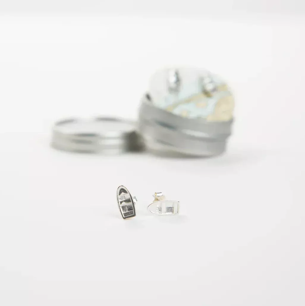 Dory Boat Earrings