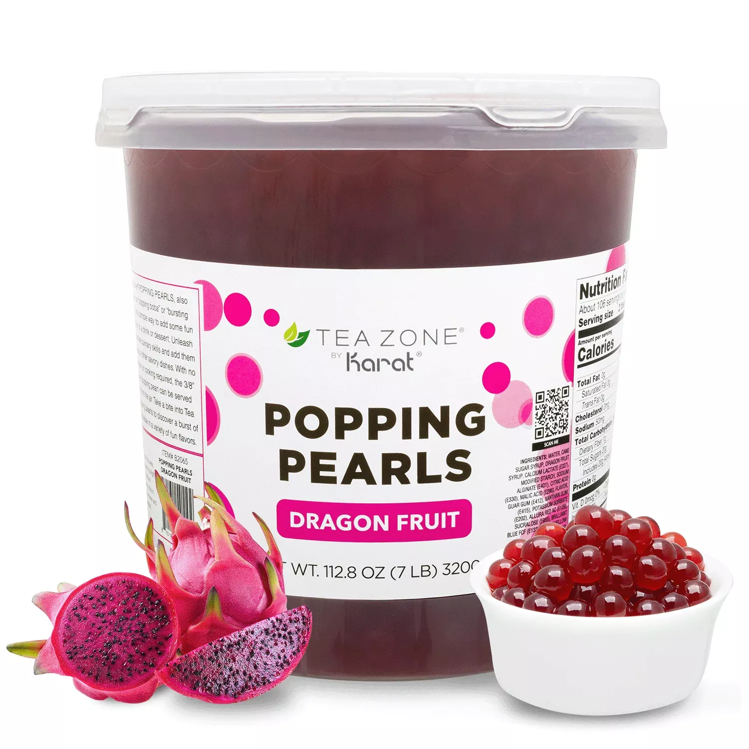 Dragon Fruit POPPING PEARLS™ - Jar (7 lbs)